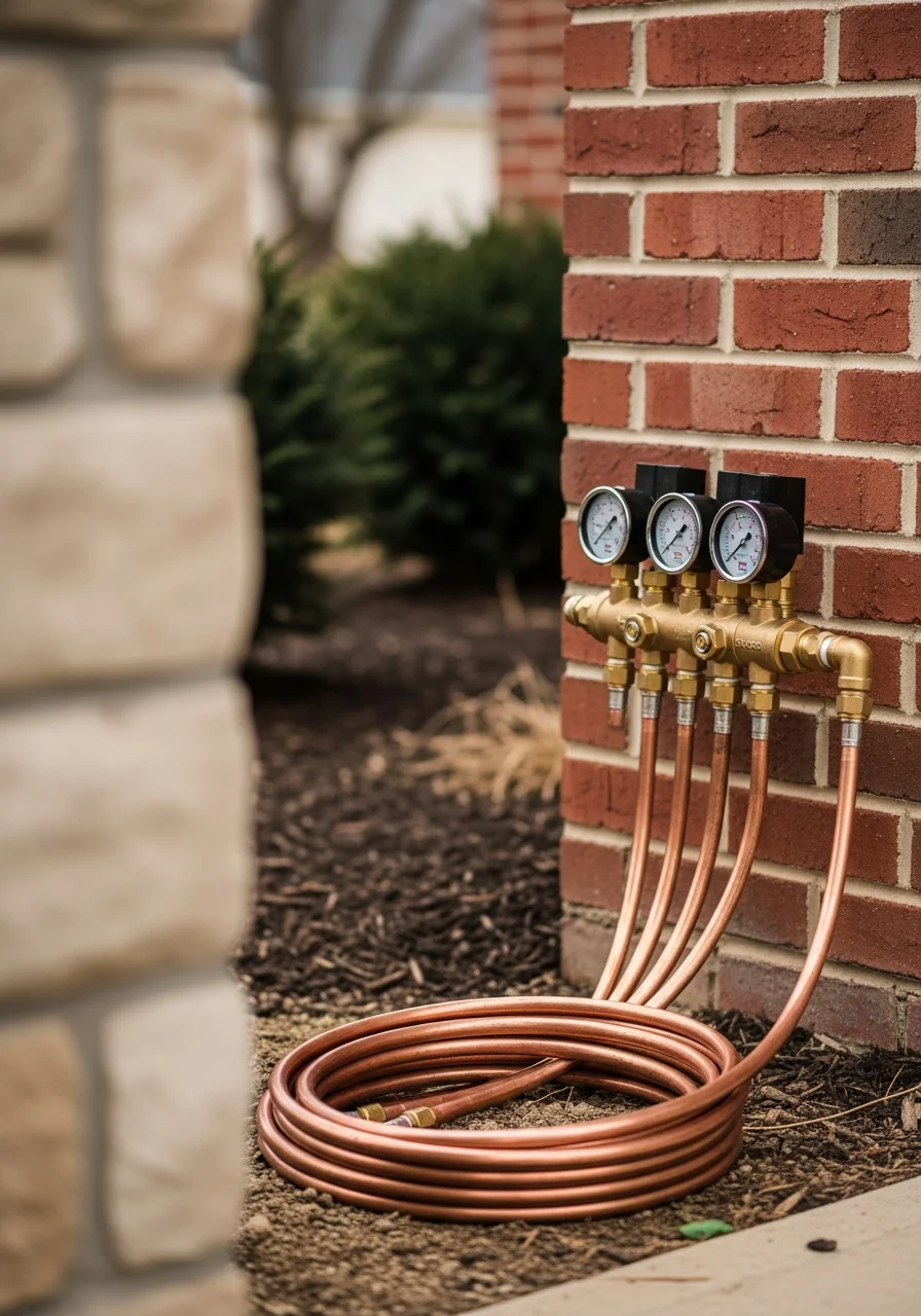 Close-up of professional workmanship on a home exterior in an Oak Brook neighborhood.